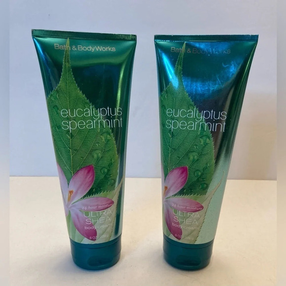 Bath & Body Works Eucalyptus Spearmint Ultra Body Cream Lot - Picture 1 of 2